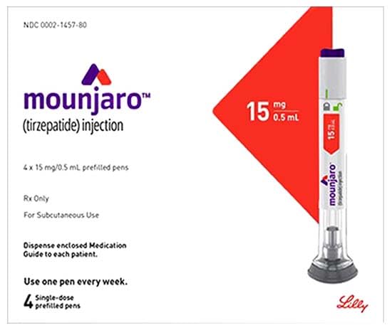 Mounjaro Tirzepatide Pen for RETAIL PRICE Hunger Suppressant, 2.5 mg, 5 mg, 7.5 mg, 10 mg, 12.5 mg, 15 mg, Ship from Philippines