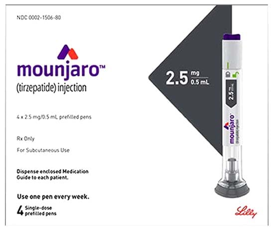 Mounjaro Tirzepatide Pen for RETAIL PRICE Hunger Suppressant, 2.5 mg, 5 mg, 7.5 mg, 10 mg, 12.5 mg, 15 mg, Ship from Philippines