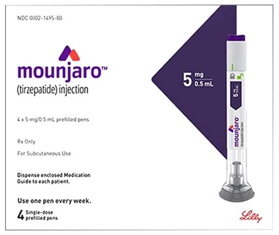 Mounjaro Tirzepatide Pen for RETAIL PRICE Hunger Suppressant, 2.5 mg, 5 mg, 7.5 mg, 10 mg, 12.5 mg, 15 mg, Ship from Philippines